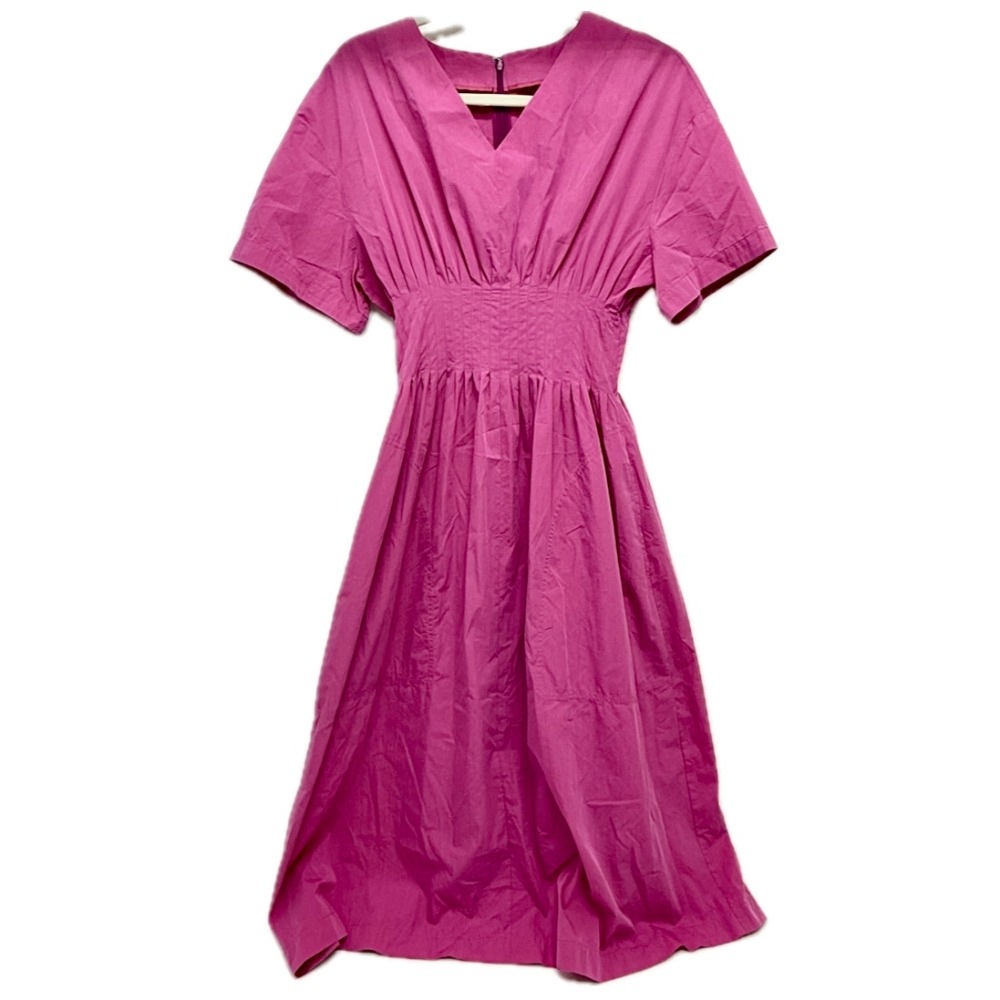 LE CIEL BLEU ルシェルブルー ワンピース 24S65519 アパレル ロング ドレス ロングワンピース 半袖 コットン ピンク