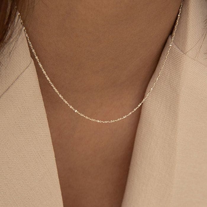 TWINKLE CHAIN NECKLACE おしゃれ アイドル愛用ブランド 韓国人気 韓国ファッション