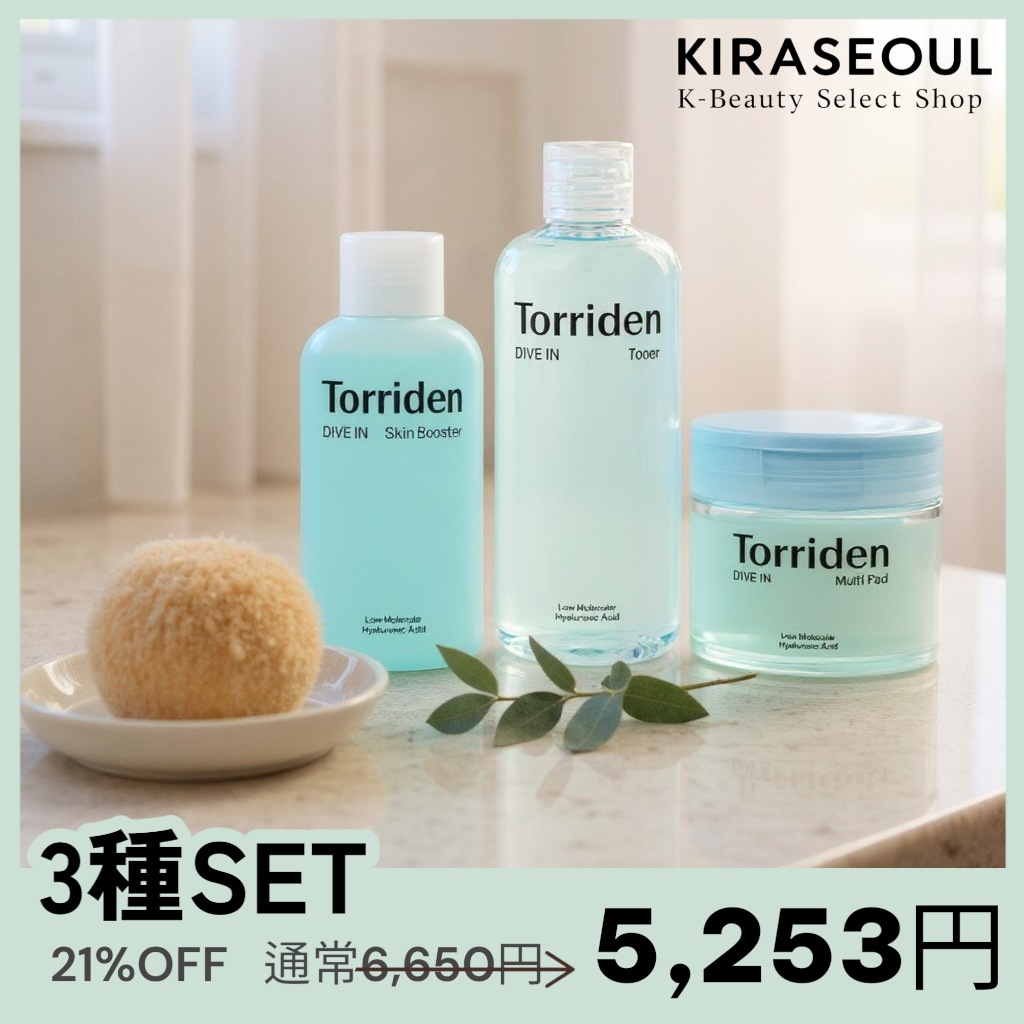 [3種 SET] トナー 300ml & スキンブースター 200ml &トナーパッド 80枚入り