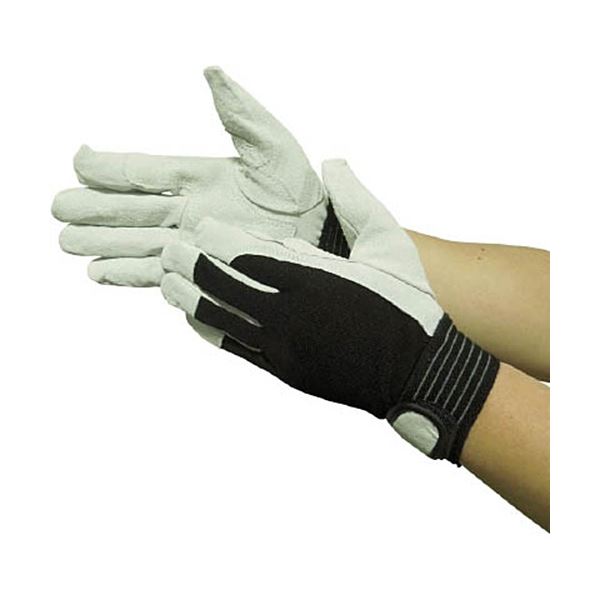 （まとめ）ユニワールド 革手工房 豚スエード 背抜き当付マジック M 310-M 1双[x10] 8,407円