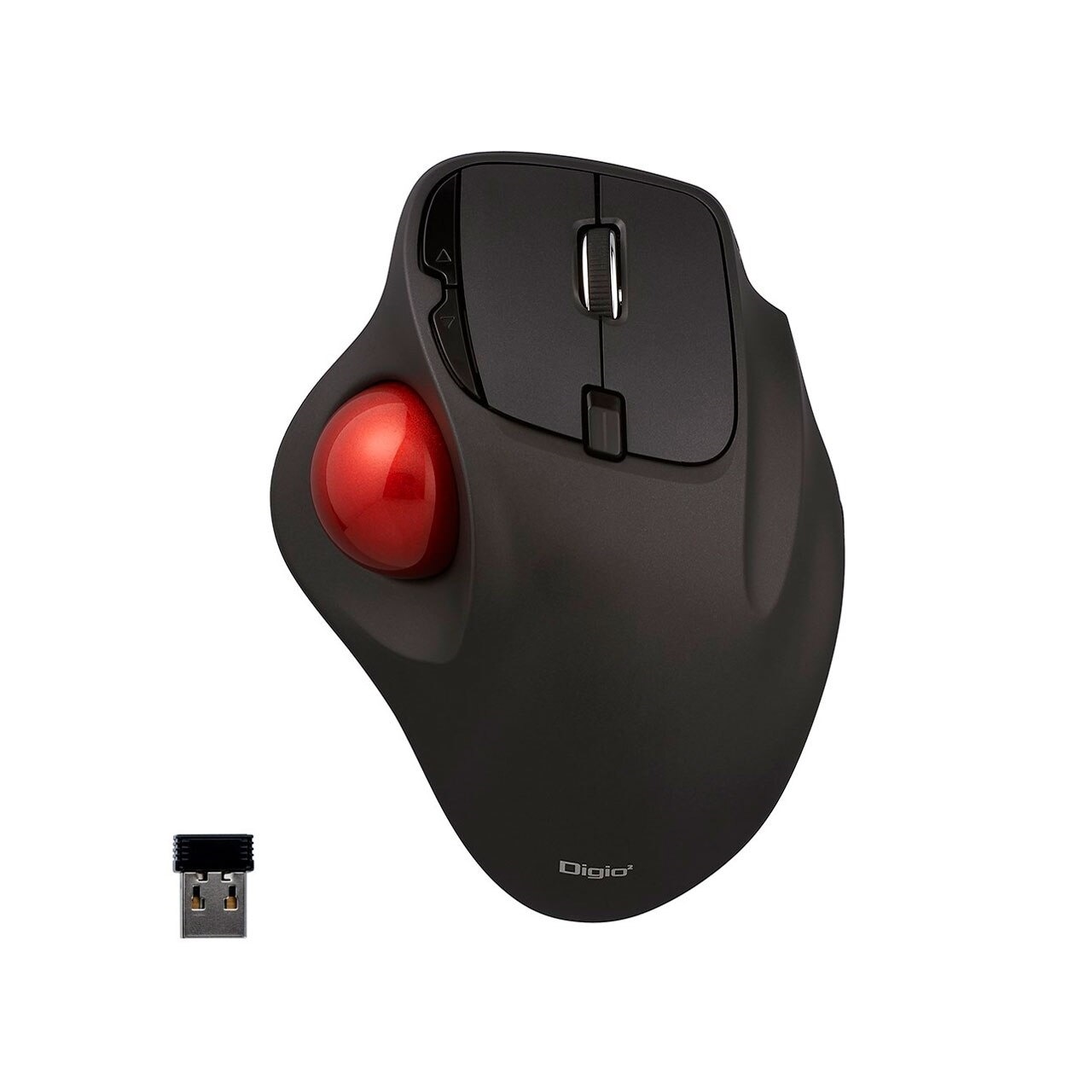 Digio2 MUS-TRIF175BK [ブラック] 無線5ボタン光学式親指トラックボール