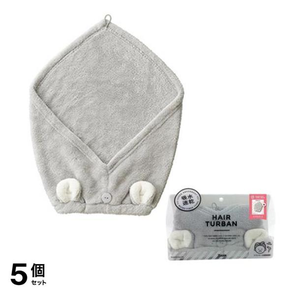 カラリズーイ ヘアドライタオル 吸水アニマルヘアターバン 1枚入 (コアラ) 5個セット 5,313円