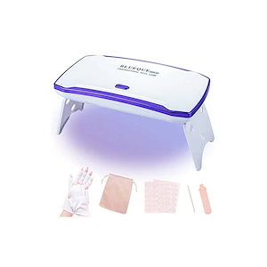 【即納】Oaec LED & UV ネイルライト 36W ジェルネイル用ライト uvライト レジン用 硬化ライト 二重光源 全ジェル対応 折りたたみ式 uvライト 持ち運び便利 uvカット手袋付き 取