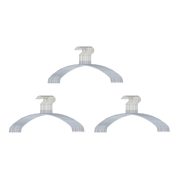 120658 小山田早織コラボ 人体ハンガースモールサイズ グレー 30本組