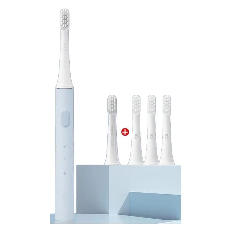 Xiaomi 電動歯ブラシ Xiaomi 電動歯ブラシ 男性/女性用 ピンク バリューセット (ブラシヘッド合計 4 個) カップル電動歯ブラシ 音波振動 輸入品 柔らかい毛30%までに制限