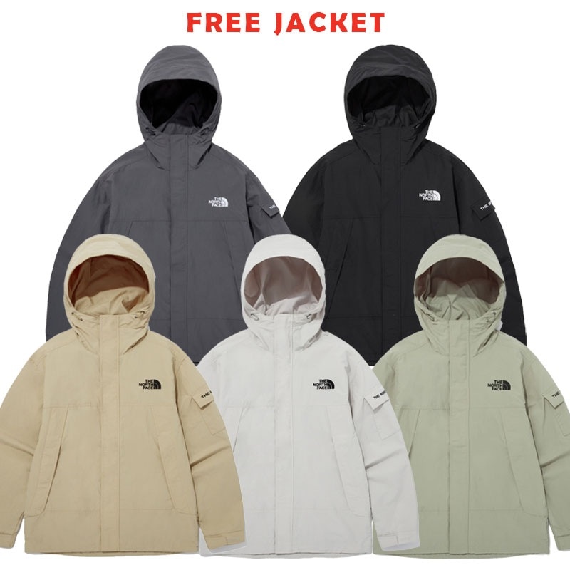 韓国正規品保証 関税負担なし NJ3BQ00A FREE JACKETデイリー 基本 着装 男子 女子 人気 韓国 ファッション 男女共用 アウトドア