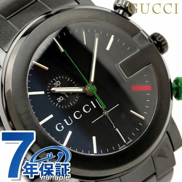 グッチ 時計 メンズ GUCCI 腕時計 G-CHRONO G-クロノ オールブラック YA1013