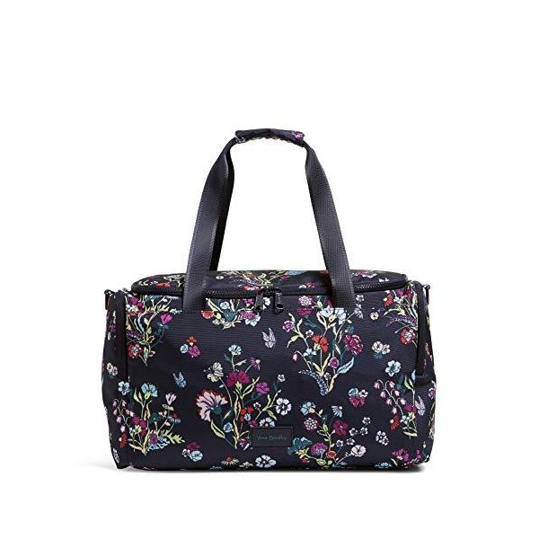 Vera Bradley Recycled Lighten Up Reactive Small Gym Bag， Itsy Ditsy Floral 並行輸入品