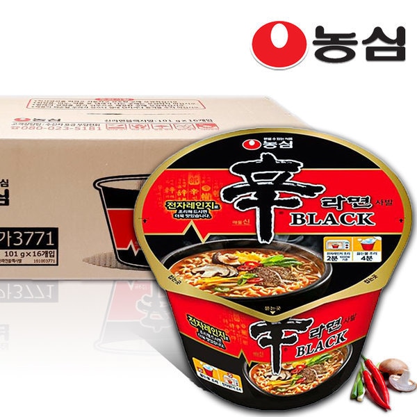 /辛ラーメン/ブラック/ボウル/101g/X16/カップ麺/スナック