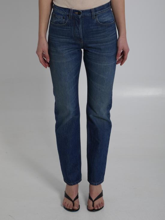 THE ROW Women Denim Pants 10763 BLUE