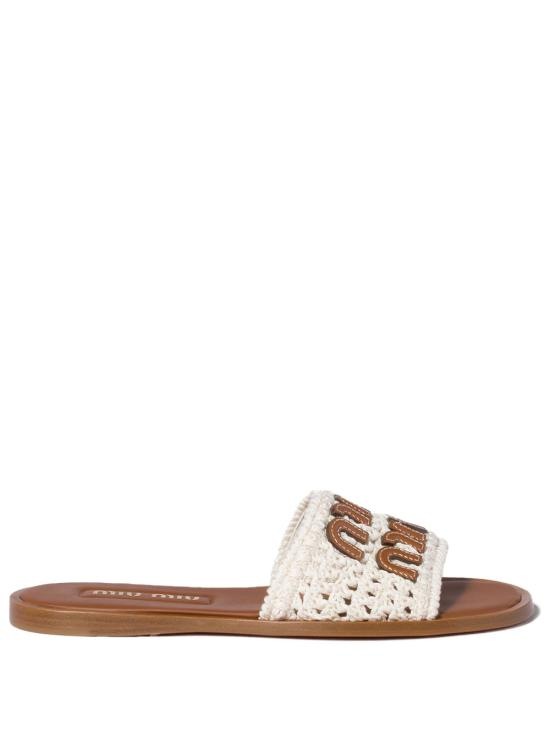 MIU MIU Women Sandals 5XX667F005 2BDF F0304 AVORIO