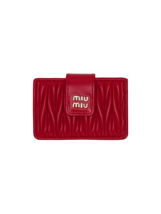 MIU MIU Women Wallet 5MC280AFPP F0011 ROSSO