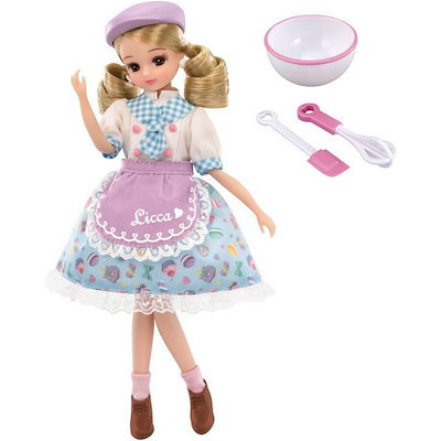 他サイト： タカラトミー リカちゃん ドール LD-13 あこがれパティシエ 着せ替え おままごと おもちゃ 3歳以上の商品画像