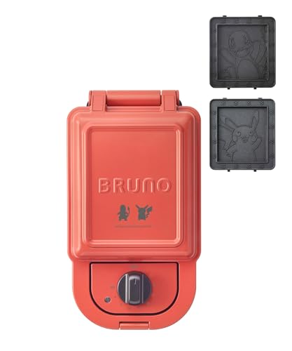 BRUNO ポケモン ホットサンドメーカー シングル 電気 耳まで焼ける コンパクト プレゼント ギフト ブルー