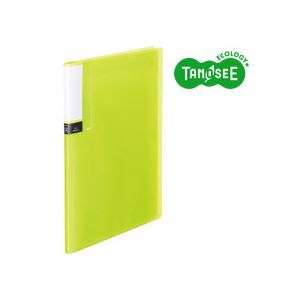 (まとめ）TANOSEE クリアブック（透明表紙） A4タテ 12ポケット グリーン 60冊〔×3セット〕 まとめ） TANOSEE クリアブック（透明表紙） A4タテ 36ポケット 背幅