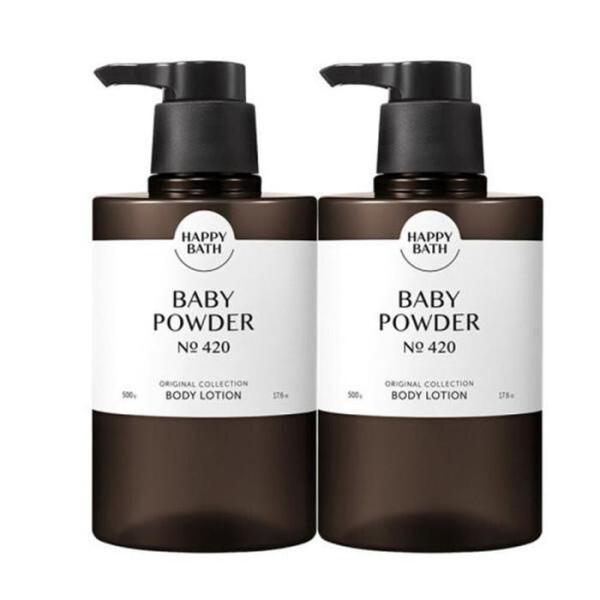 XBII2N4 ボディローション ベビーパウダー 500g x 2個 ボディケア