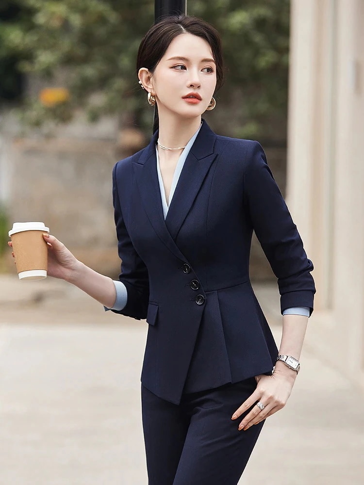 2025初春 レディース スーツセット 二点セット 卒業式 ママ スーツ セットアップ 通勤 入学式 メガ割 7