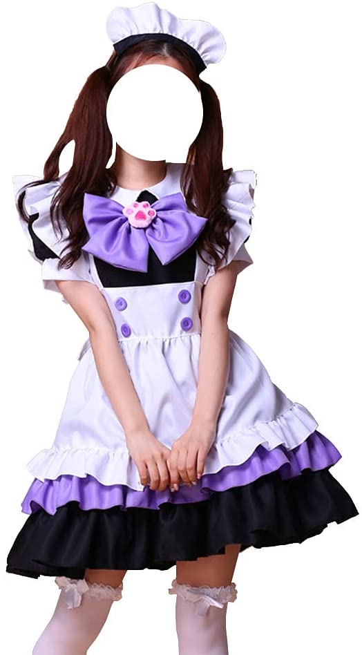 メイド服 コスプレ かわいい ロリータ 衣装 リボン プリンセス ドレス ゴスロリ ワンピース 大 7,568円