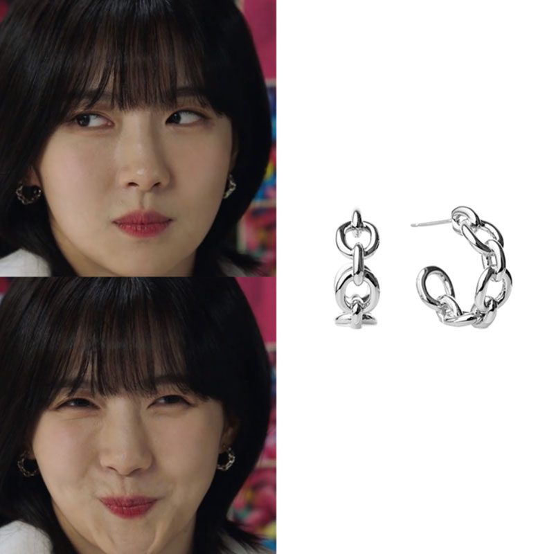 [ヘイズイサベApinkハヨン着用]マリリンEBLプチフープイヤリング/韓国ファッション/韓国ファッションスタイル/韓国ストリートファッション/SNSで人気/韓国の人気ブランド