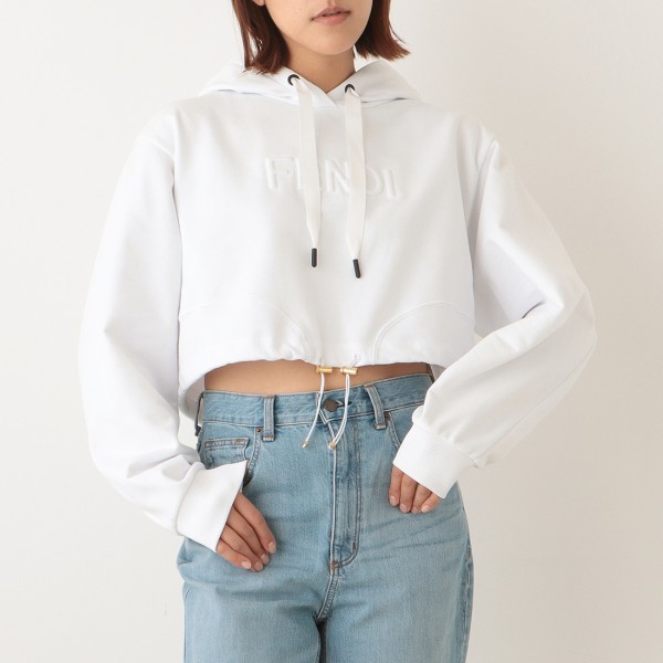 パーカー スウェット ホワイト レディース FS7902 AKS1 F0ZNM