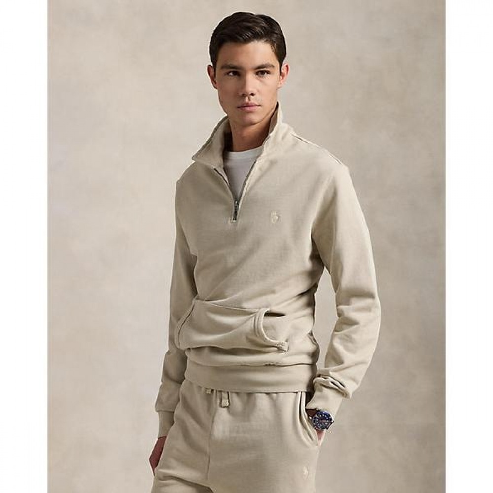 ポロ ラルフ ローレン メンズ ループバック フリース クォーター ジップ スウェットシャツ MNPOKNI16824384020