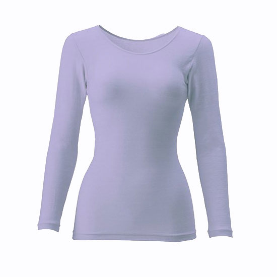 医療機器　プラウシオン肌着レディース長袖（ラベンダー　LLLサイズ） レディース 肌着 長袖 イ