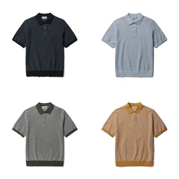 ソリッドオーガニックコットン半袖カラースウェーター ZOF2ET1301 6種1択