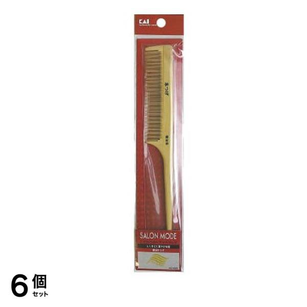 Kai 貝印 サロンモードつげぐしL 1個 6個セット