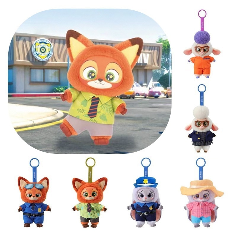 ディズニー ズートピア ジュディ&ニック miniso 帽子マフラー 中国限定