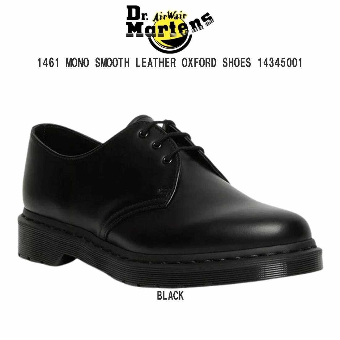 Dr.Martens シューズ 革靴 レザー レースアップ モノ 3ホール レディース メンズ 1461 MONO SHOES 14345001