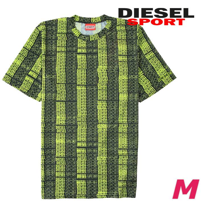 半袖Tシャツ カットソー メンズ AMTEE-LANDON-HT27 総柄ロゴプリント 吸汗速乾 die-m-t-g4-568