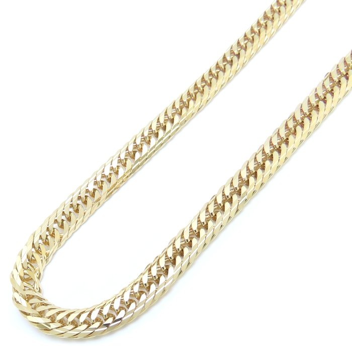喜平ネックレス K18YG イエローゴールド 14面 トリプル 40cm 20.3g/76016【中古】