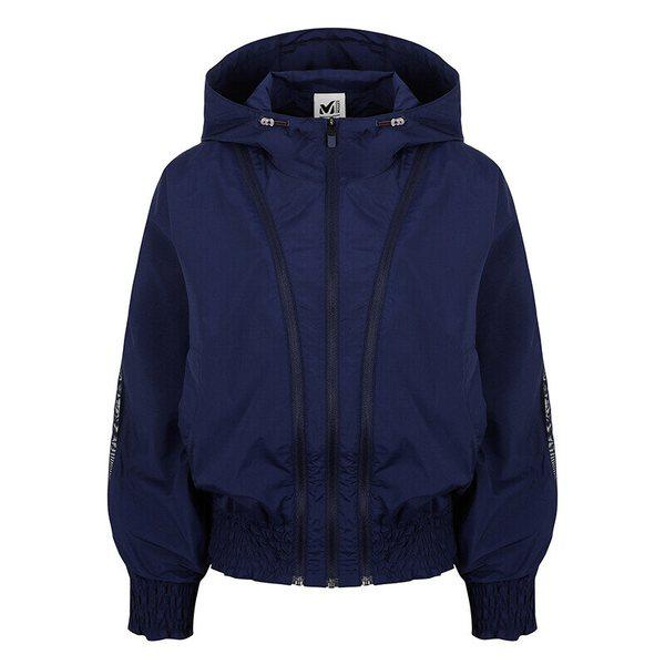 女性用夏のアウトドア軽量ウインドブレーカージャケット LD H.R テックジャケット ネイビー_CC
