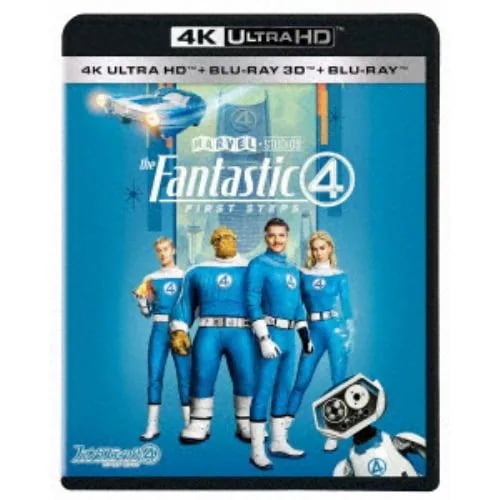 【4K ULTRA HD】ファンタスティック4：ファースト・ステップ 4K UHD + 3D + ブルーレイ セット(4K ULTRA HD+3Dブルーレイ+ブルーレイ)