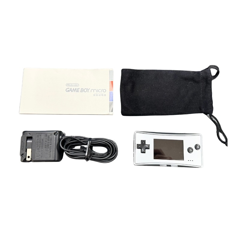【中古 動作確認済】 ゲームボーイミクロ (シルバー)