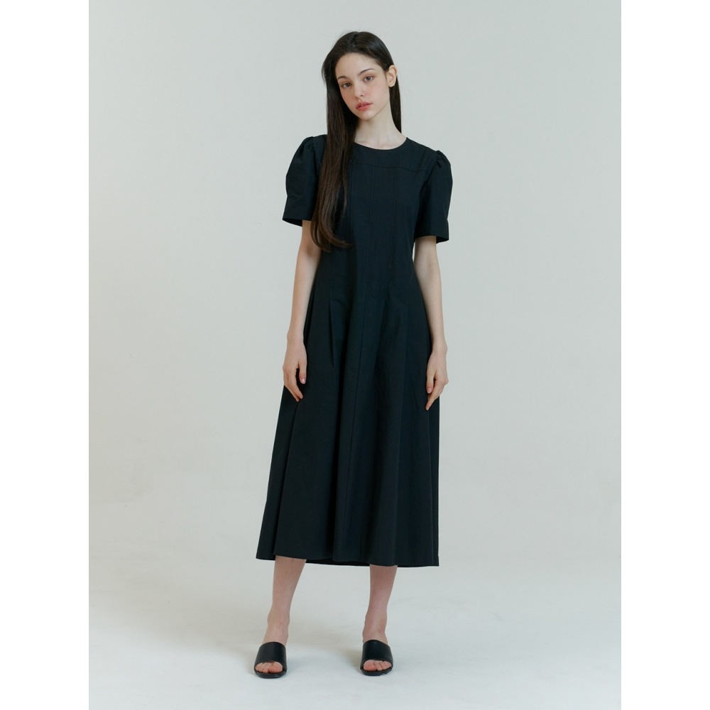 KINDABABY ブラックフレンチムードワンピース