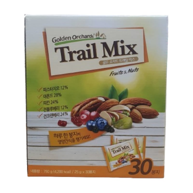 GOLDEN ORCHARDS トレイルミックス 25g 30袋 (750g)