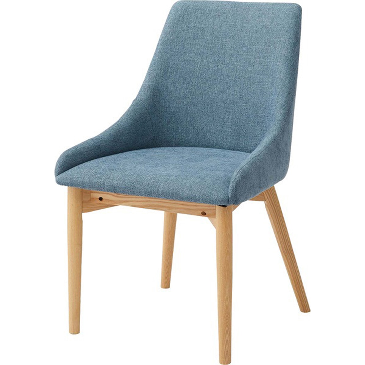 ダイニングチェア HOC-611BL HOC-611BR HOC-611GY 北欧風 おしゃれ ファブリック ナチュラル モダン シンプル おしゃれ ブルー ブラウン グレー
