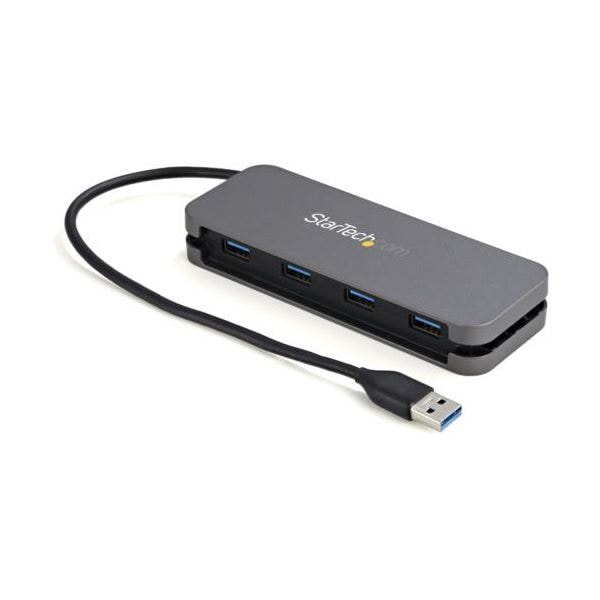 StarTech.com 4ポートUSB 3.0ハブ USB-Ax4口 USB-Ax1口 HB30AM4AB 1個