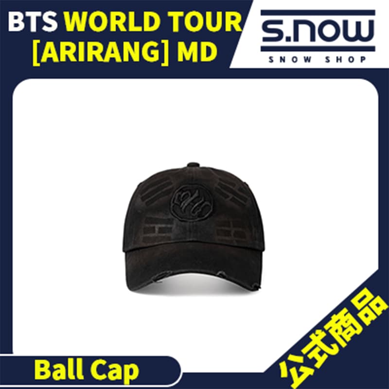 【即日発送】 BTS WORLD TOUR [ARIRANG] MD BALL CAP(BLACK)