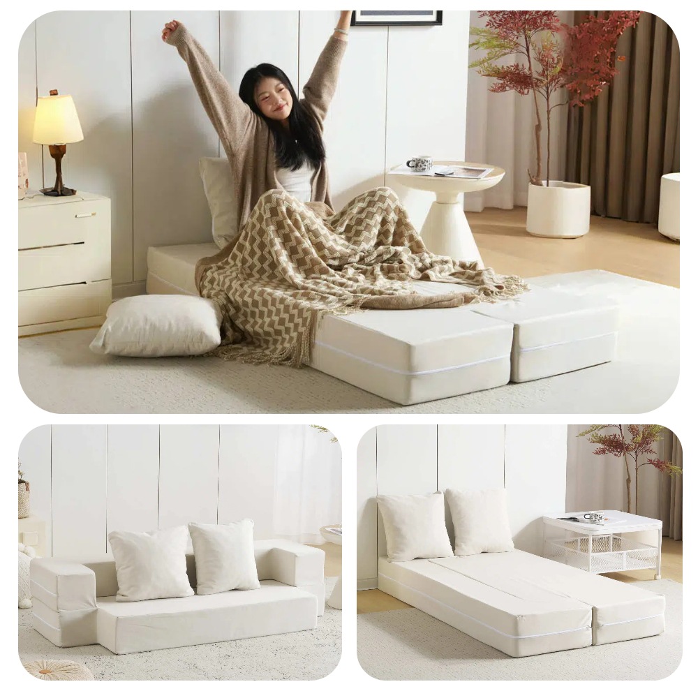 2人掛けソ ファベッド 組立て不要 フロアソ ファ コンパクト ローソ ファ こたつ用 ソ ファー 1人暮らし マルチに使える クッション付き 座椅子 1人掛け 完成品 運びに便利だ 軽いソ ファー 11,024円