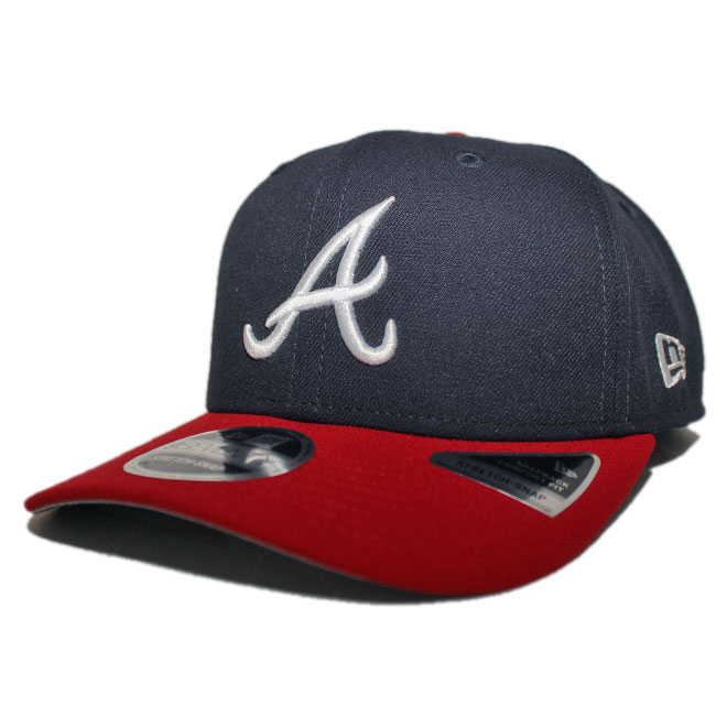 スナップバックキャップ 帽子 9seventy メンズ レディース MLB アトランタ ブレーブス フリーサイズ