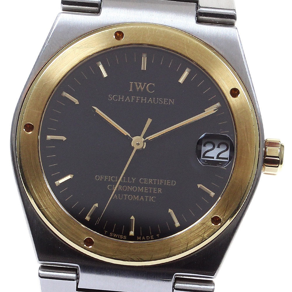 IWC SCHAFFHAUSEN IW352104 インジュニア デイト 自動巻き メンズ _817261【中古】