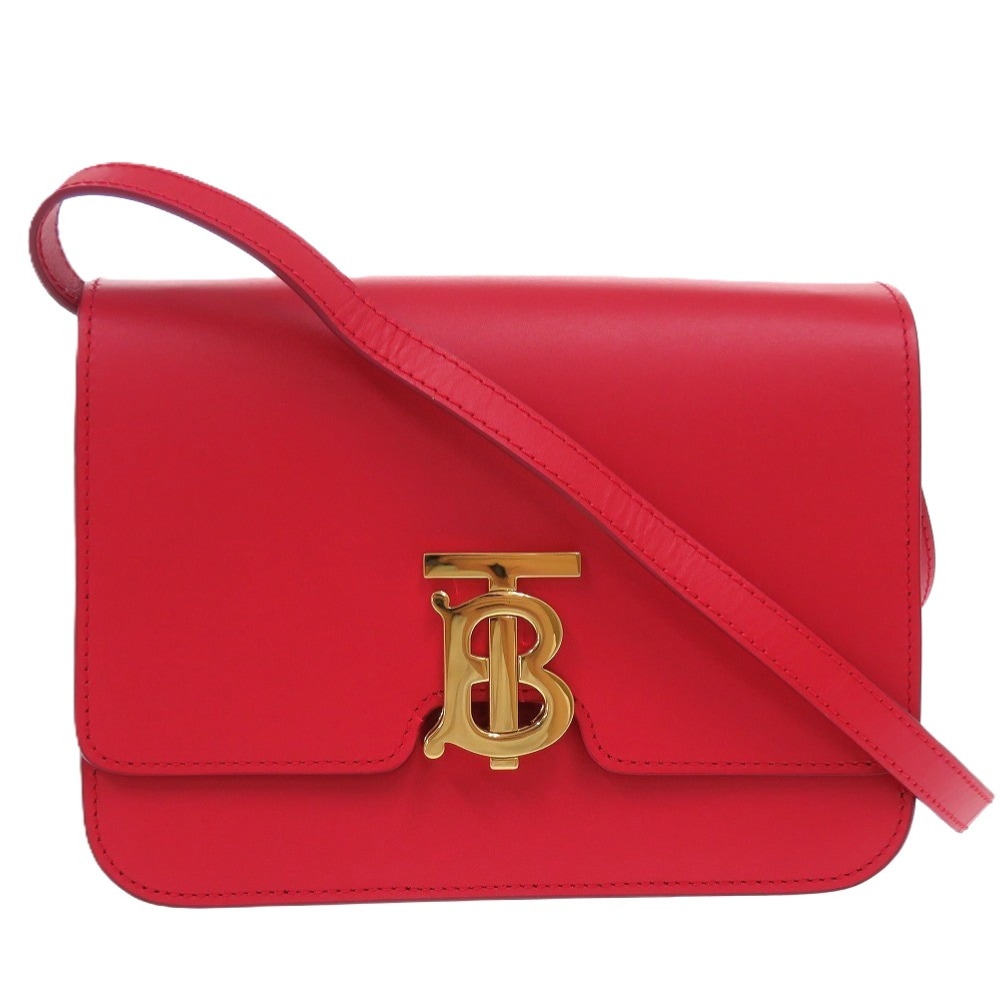 新品同様 ショルダーバッグ レザー/レザー レッド 0311【中古】 レディース