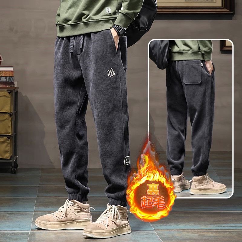 カーゴパンツ メンズ 裏起毛 コーデュロイ 秋冬 暖パン 防風 防寒 ワークパンツ ミリタリーパンツ 厚手 あったか 登山 バイク 作業着 アウトドア