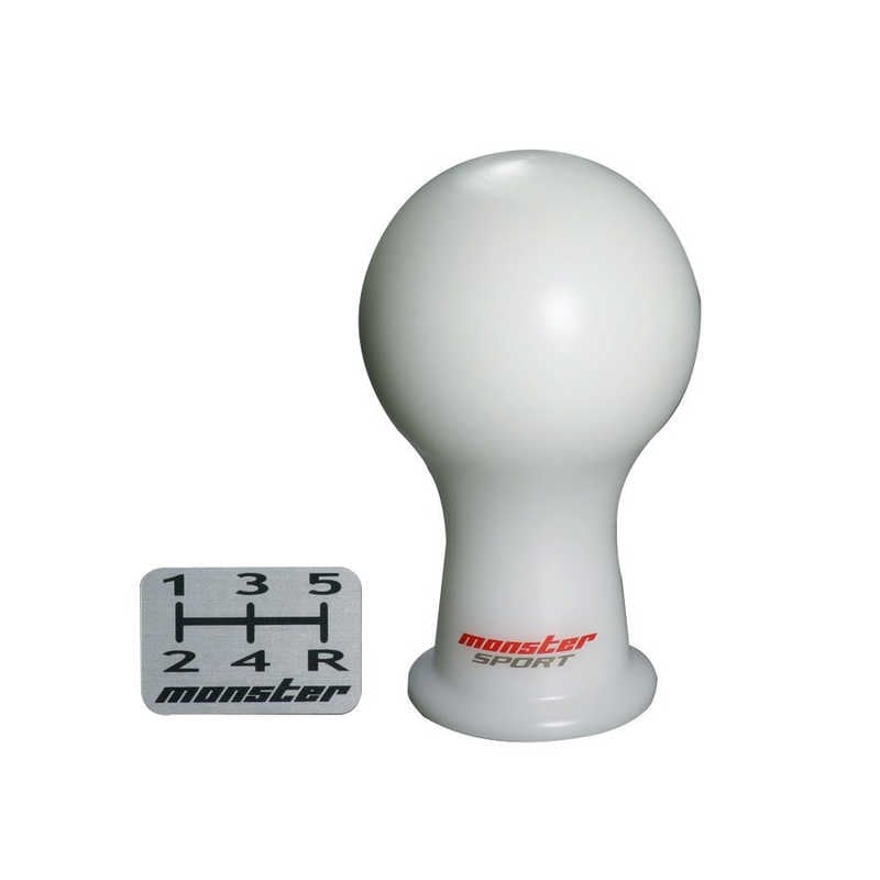 MONSTERSPORT　モンスター シフトノブAタイプ(球型) M10xP1.25 ニッサン/マツダ等 白　831136-1012M