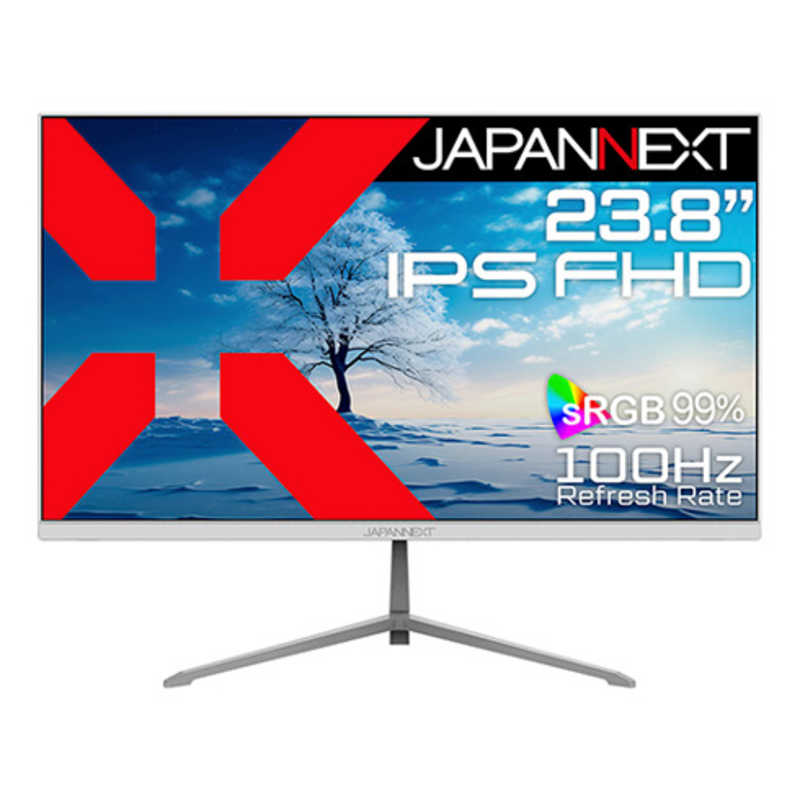 JAPANNEXT　液晶モニター IPSパネル搭載 HDMI DP USB Type-C (2年保証) ［23.8型/フルHD(1920×1080)/ワイド］　JN-IPS238FHD2-C6-W