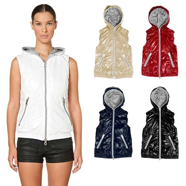 レディース ナイロン フルジップパーカー ベスト ABREZIA 31-D.1010.00/1035