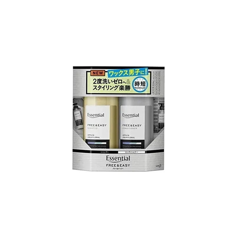 即納エッセンシャル フリー&イージー ポンプペア ( シャンプー 400ml + コンディショナー 400ml )