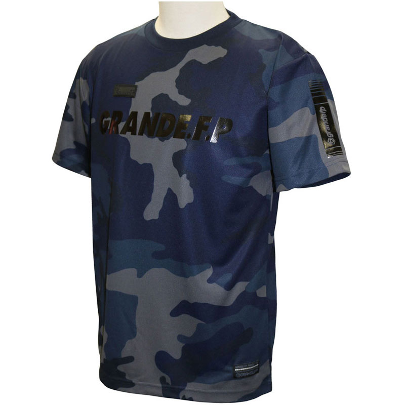 GRANDE.F.P(グランデエフピー) GRANDE.F.P カモ.トレーニングメッシュシャツ フットサル 半袖Ｔシャツ (gfph19002-8709)